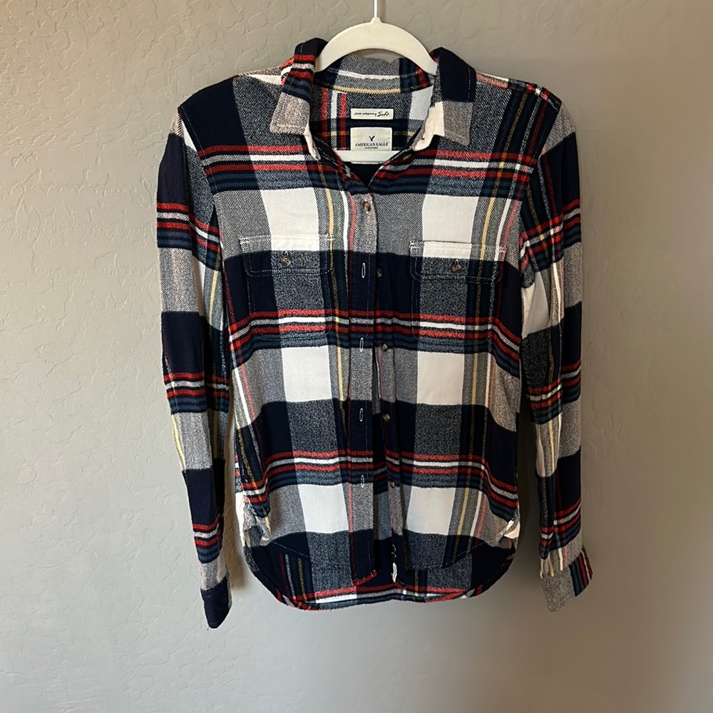 Super soft flannel button up